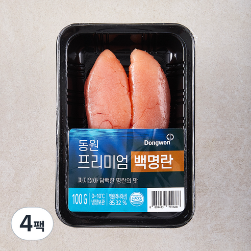 동원 프리미엄 백명란, 100g, 1팩