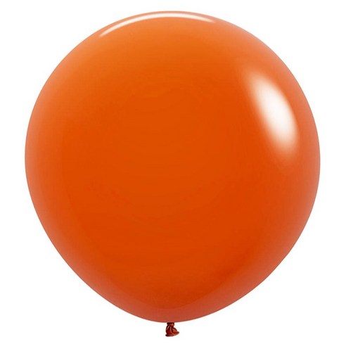 셈퍼텍스 풍선 60cm, 썬셋오렌지, 2개