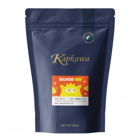 캅카와 몬스터빈 레몬 원두, 핸드드립, 500g, 1개