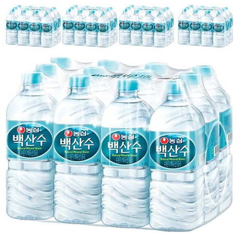 백산수 생수, 60개, 1L