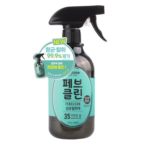 더블유드레스룸 페브클린 섬유탈취제 No.35 그린얼스, 500ml, 1개