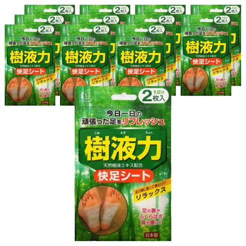 코쿠보 쾌족시트 수액 발패치, 12개, 2개입