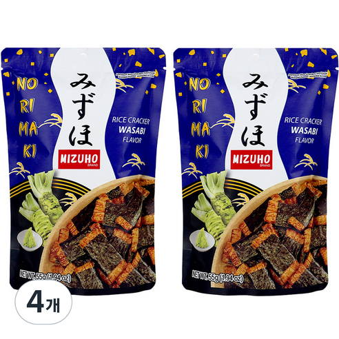 미즈호 노리마끼 와사비, 4개, 55g