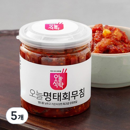 오늘식탁 명태회무침, 250g, 5개
