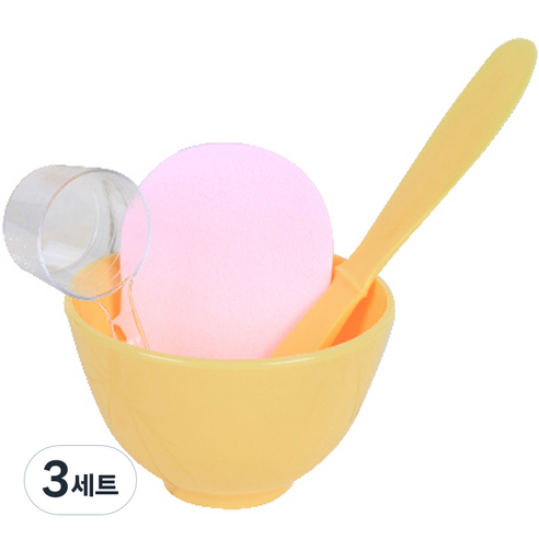 모델링 팩도구 4종 세트, 혼합색상, 3세트
