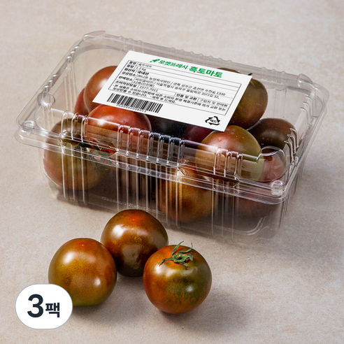 흑토마토, 1.2kg, 3팩