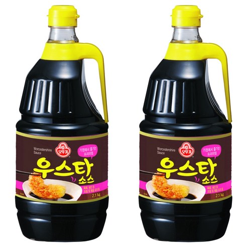 [오뚜기] 우스타 소스, 2.1kg, 2개