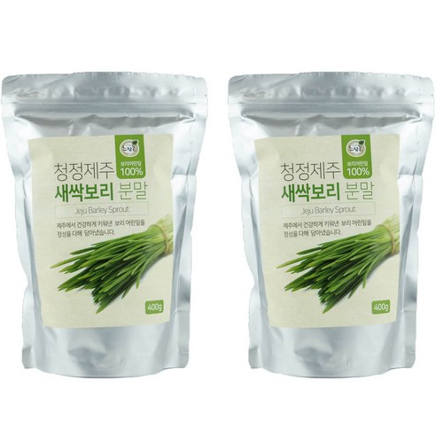 푸른들 새싹보리 분말, 2개, 400g
