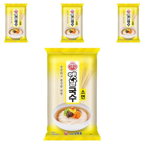 오뚜기옛날 국수 소면, 1.5kg, 4개