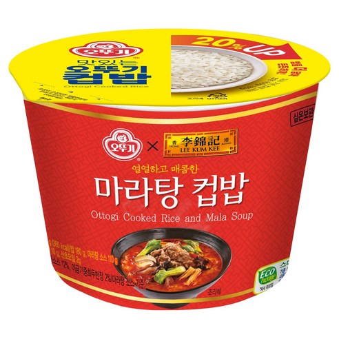 오뚜기 마라탕 컵밥, 1개, 302g