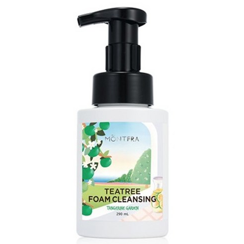 몽프라 약산성 티트리 폼클렌징 탠저린가든, 1개, 290ml