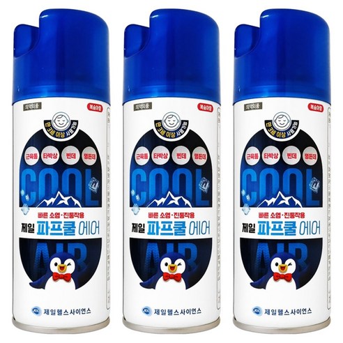 제일헬스사이언스 제일 파프쿨 에어 180ml, 3개, 1개입