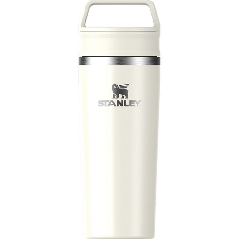 스탠리 카페 투고 트래블 머그, 크림 글로스, 473ml, 1개