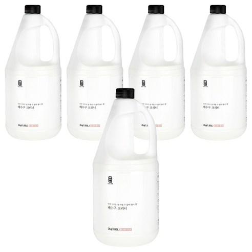 생활공작소 배수구 클리너, 1.85L, 5개