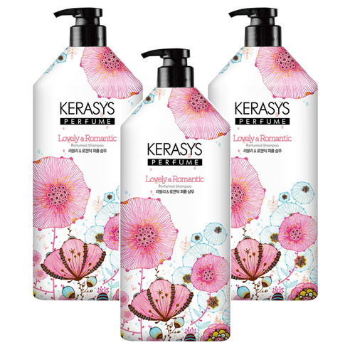 케라시스 퍼퓸 샴푸 러블리 앤 로맨틱향, 1.5L, 3개