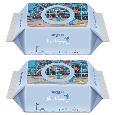 페넬로페 본보야지 퐁피두 저자극 아기물티슈 캡형