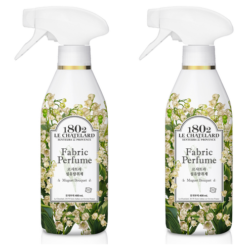 르샤트라1802 섬유탈취제 뮤게부케 본품, 400ml, 2개