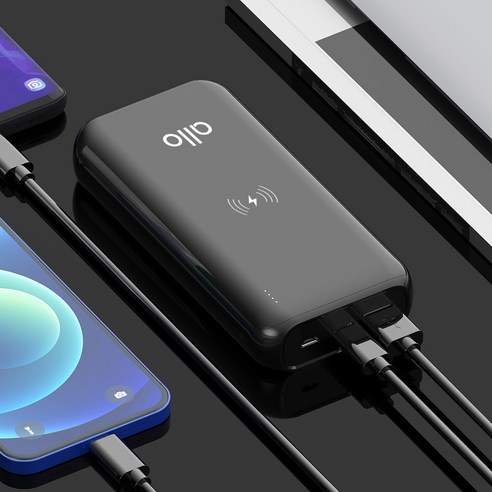 알로코리아 C타입 무선 고속충전 보조배터리 20000mAh