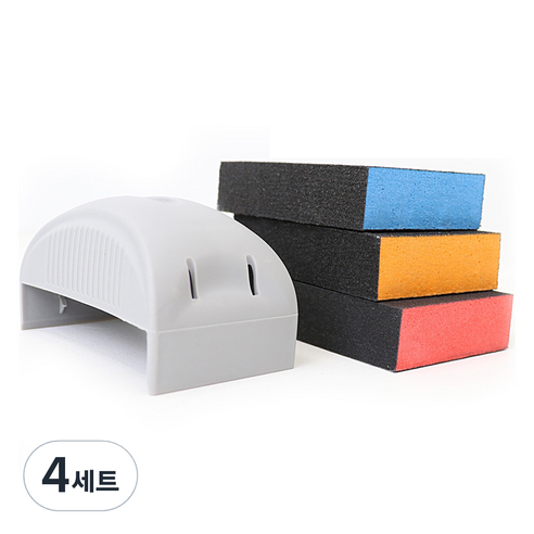 몬스툴 핸드툴 + 스펀지 사포 3p 세트, 4세트