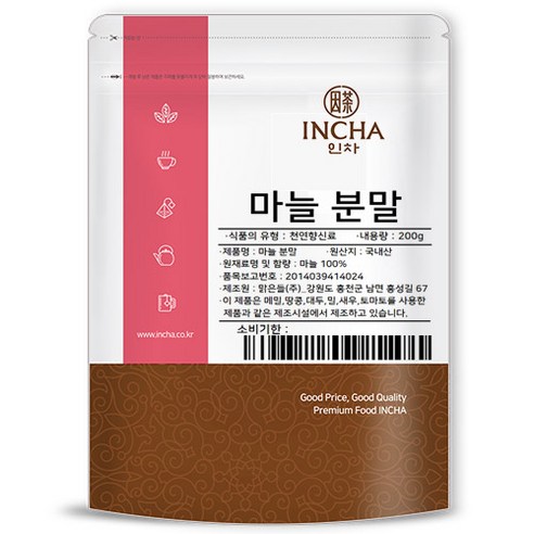 인차 마늘분말, 200g, 1개 / 인차 마늘분말, 200g, 1개 - 가격 변동 추적 그래프 - 역대가