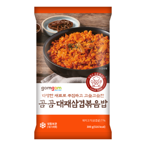 곰곰 대패삼겹 볶음밥 (냉동), 300g, 6개