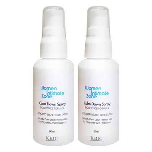 한국바이오인더스트리 회음부 케어 캄다운 스프레이, 60ml, 2개