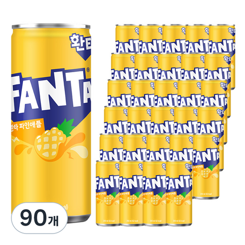 환타 파인애플, 250ml, 90개