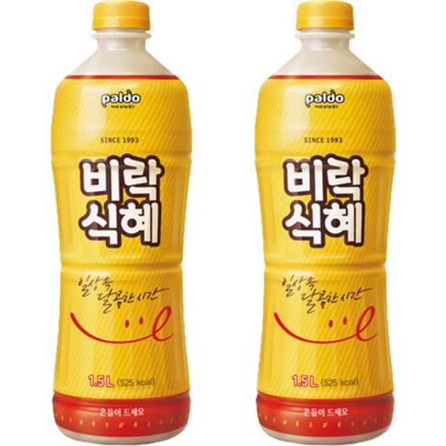 팔도 비락식혜, 1.5L, 2개