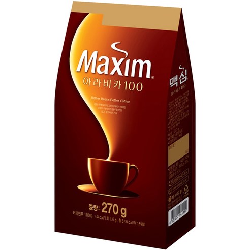 맥심 아라비카 100, 270g, 1개, 1개
