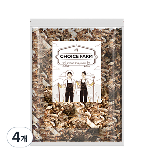 초이스팜 건표고버섯 표고채, 70g, 4개