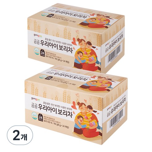 곰곰 우리아이 보리차, 구수한맛, 192g, 2개, 24개
