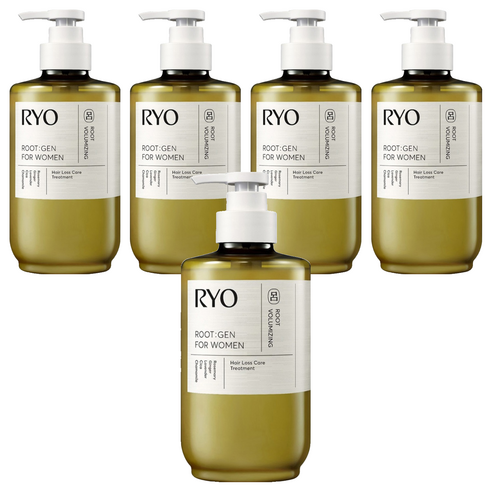 [비건라이프] 려 루트젠 여성 맞춤 탈모증상전문케어 트리트먼트, 353ml, 5개