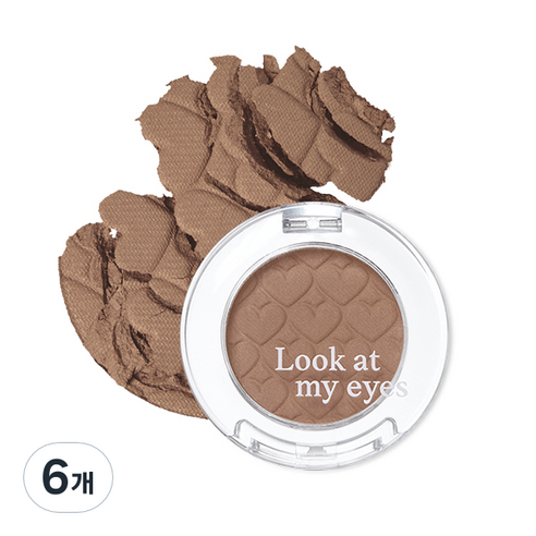 에뛰드 룩 앳 마이 아이즈 카페 2g, BR404 초콜릿라떼, 6개