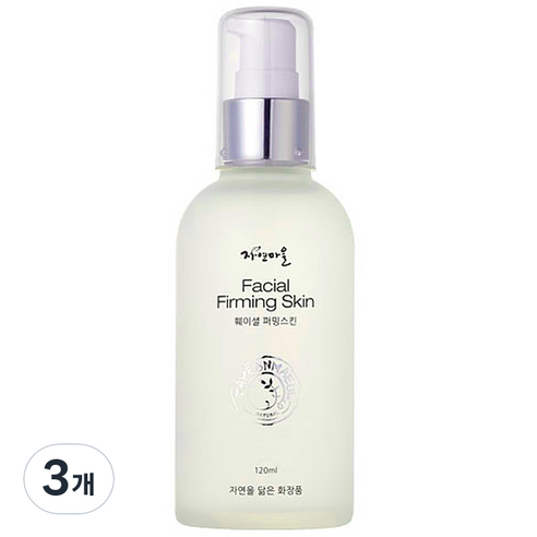 자연마을 훼이셜 퍼밍스킨, 120ml, 3개, 1개입
