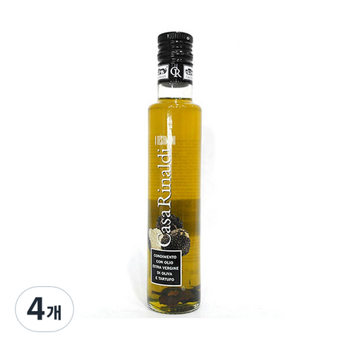 까사리날디 블랙 트러플 엑스트라 버진 올리브 오일, 250ml, 4개