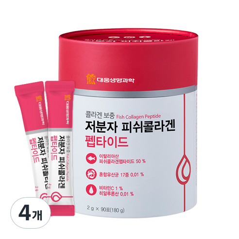 대웅생명과학 어류 저분자 피쉬 콜라겐 펩타이드, 180g, 1개