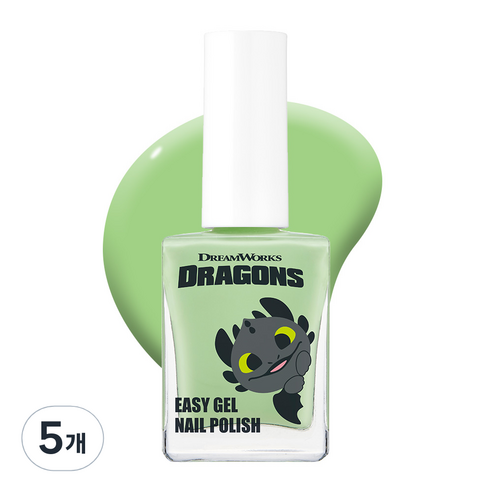 더페이스샵 이지 젤, 04 그린 하트, 10ml, 5개
