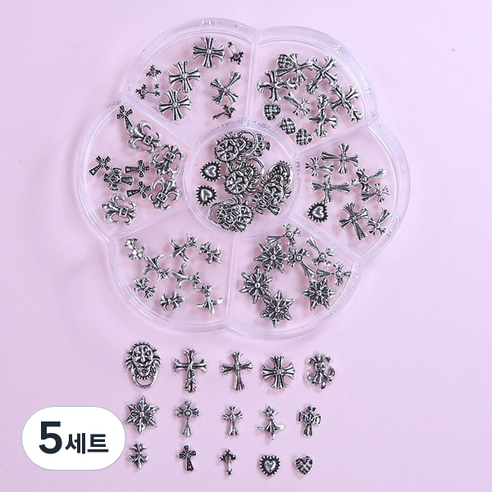 크롬 엔틱파츠세트 KN-P1086, 5세트, 혼합색상