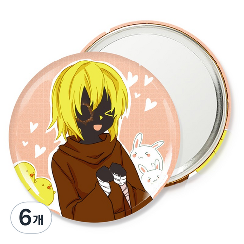 웹툰샵 이런영웅은싫어 핀거울 75mm, 아모르, 6개