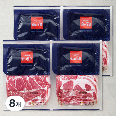 하이포크 산지직송 목심 (냉장), 500g, 8개