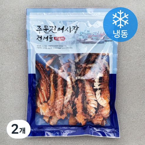 주문진어시장건어물 맥반석 오달다리 (냉동), 300g, 2개