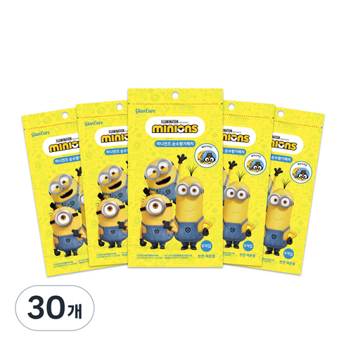 글랜큐어 미니언즈 순수 향기패치 8p, 1g, 30개
