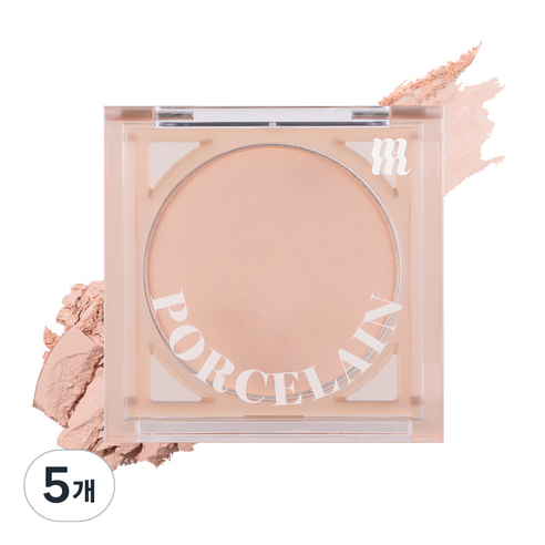 머지 포셀린 치크 블러셔 4.2g, 모노 베이지, 5개
