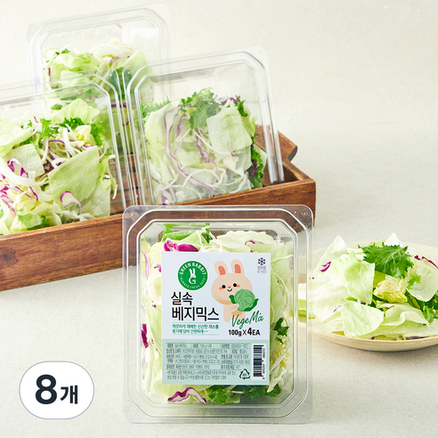 그린래빗 실속 베지믹스, 100g, 8개