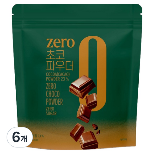 네이쳐티 zero 초코 파우더, 500g, 1개입, 6개