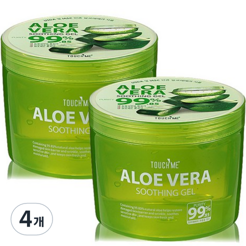 터치미 퓨리티 알로에베라 수딩 젤, 550ml, 4개