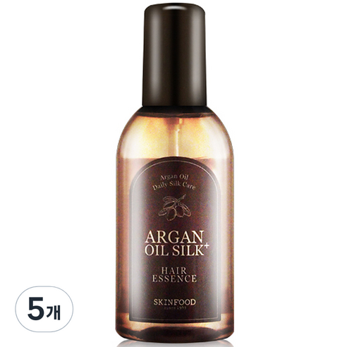 스킨푸드 아르간 오일 실크플러스 헤어에센스, 100ml, 5개