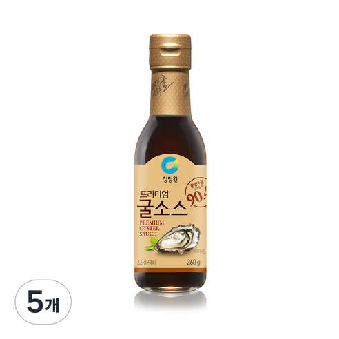 대상 청정원 프리미엄 굴 소스, 260g, 5개