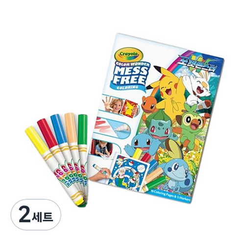 크레욜라 메스프리 포켓몬스터, 5색, 2세트