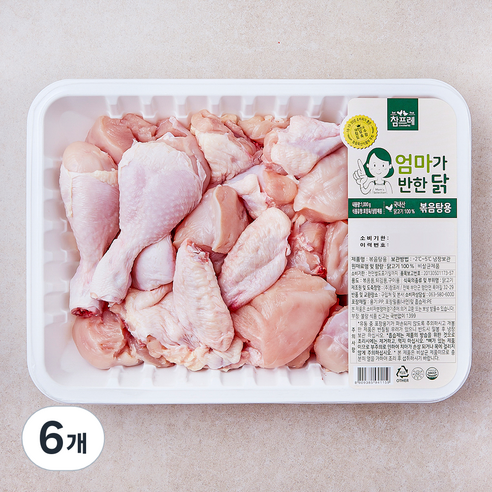 참프레 엄마가 반한닭 볶음탕용 (냉장), 6개, 1kg